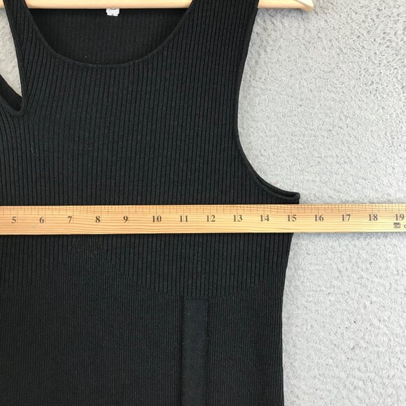 Good American Bold Shoulder knitted Midi Dress size 5 - Picture 5 of 11